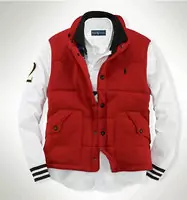 2013 ralph lauren jacket sans manches advanced hommes polo beau rouge